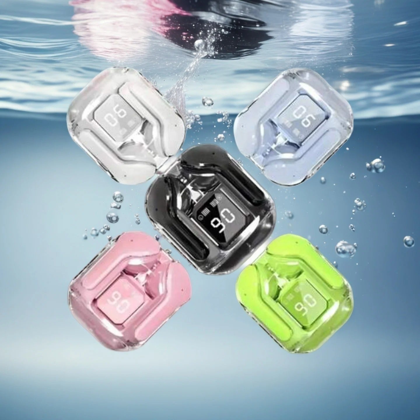 Mini Wireless Earbuds T2 – LED Display TWS Bluetooth Headphones with Stereo Sound