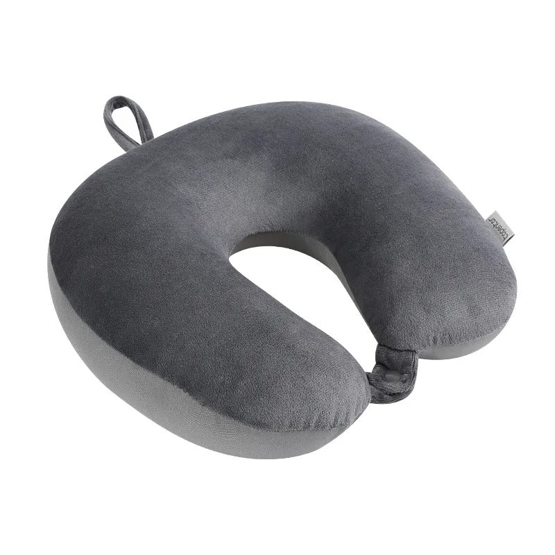Memory Foam Travel Neck Pillow | Soft Car Headrest Cushion for Airplane, Office & Home Use