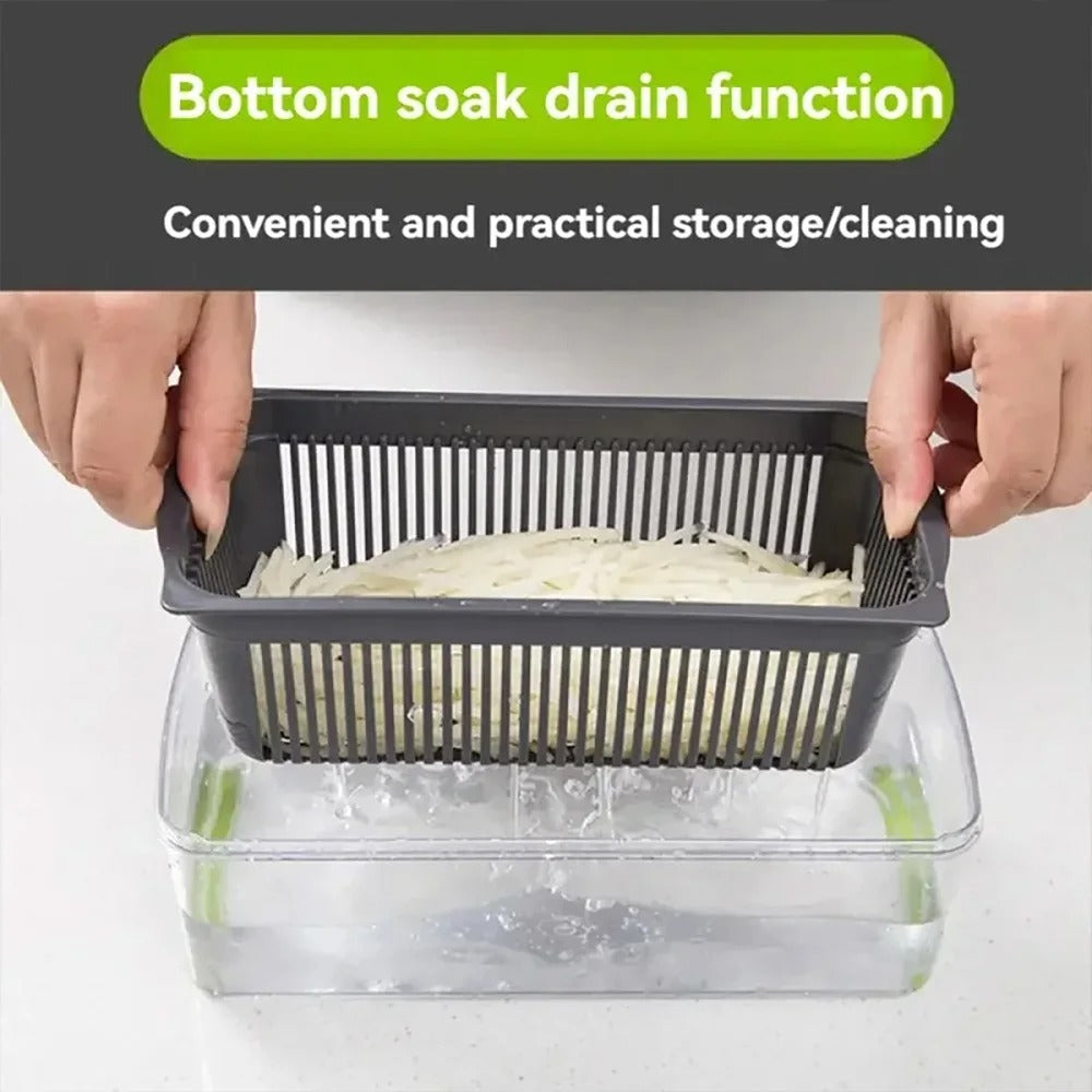 14-in-1 Multifunction Vegetable Chopper & Slicer | Onion Cutter, Food Dicer & Kitchen Tool