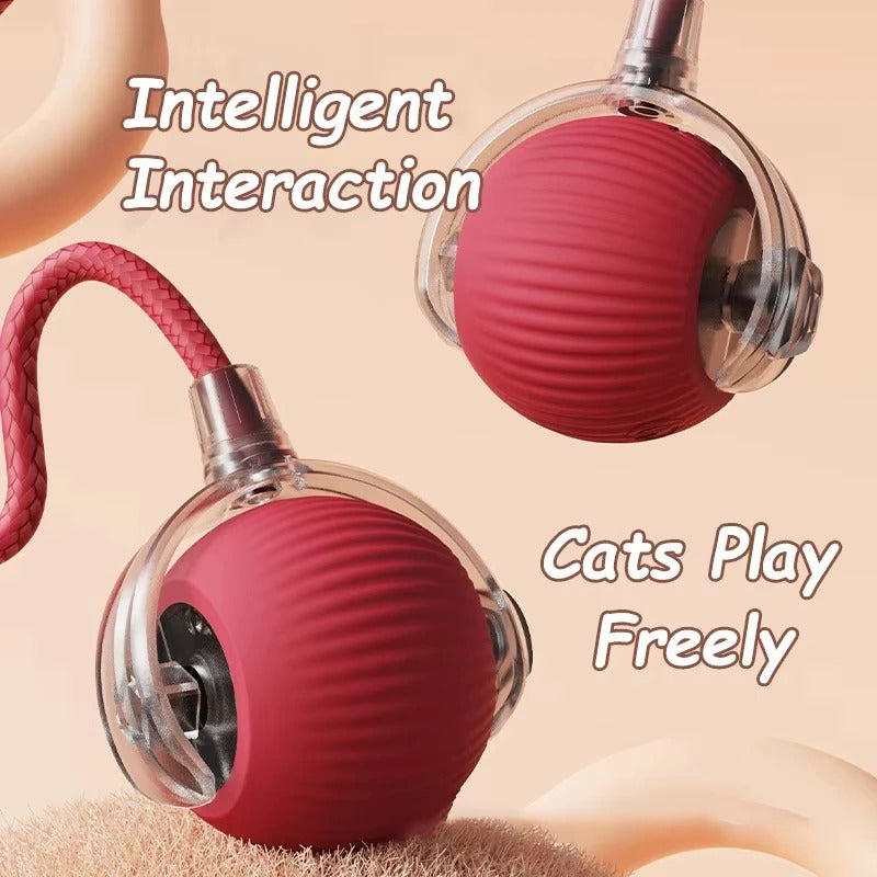 Hot Electric Dog Ball Toy – Automatic Rolling Smart Pet Toy for Dogs & Cats | Rechargeable Plush Mouse Simulation