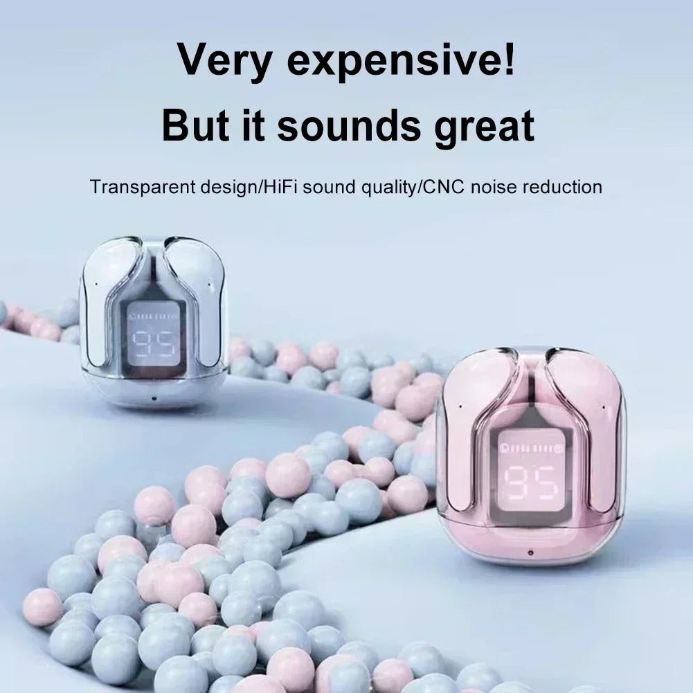 Mini Wireless Earbuds T2 – LED Display TWS Bluetooth Headphones with Stereo Sound