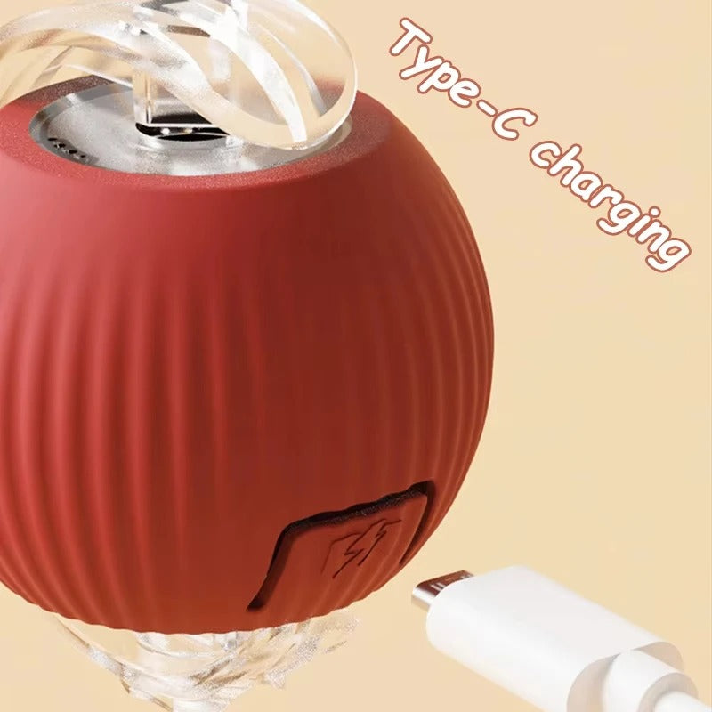 Hot Electric Dog Ball Toy – Automatic Rolling Smart Pet Toy for Dogs & Cats | Rechargeable Plush Mouse Simulation