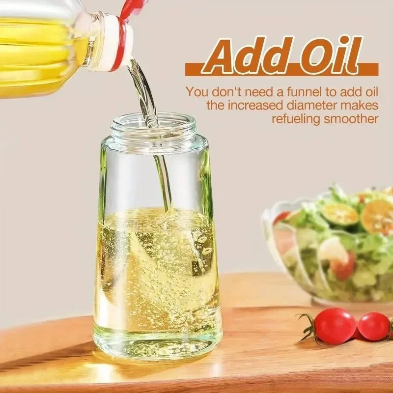Oil Spray Bottle for Cooking | Leakproof Glass Olive Oil Sprayer for Air Fryer, Kitchen Oil Dispenser
