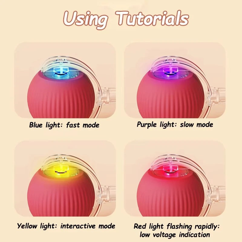 Hot Electric Dog Ball Toy – Automatic Rolling Smart Pet Toy for Dogs & Cats | Rechargeable Plush Mouse Simulation
