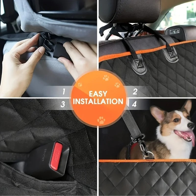 Waterproof & Scratch-Proof Dog Hammock Car Seat Cover – Protect Your Car Seats