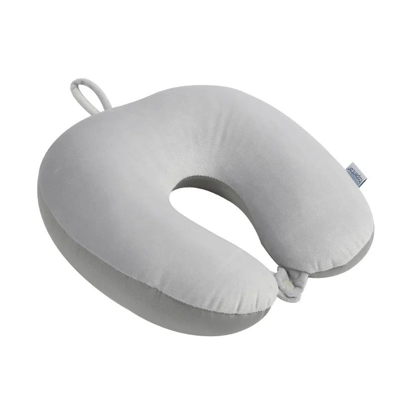 Memory Foam Travel Neck Pillow | Soft Car Headrest Cushion for Airplane, Office & Home Use