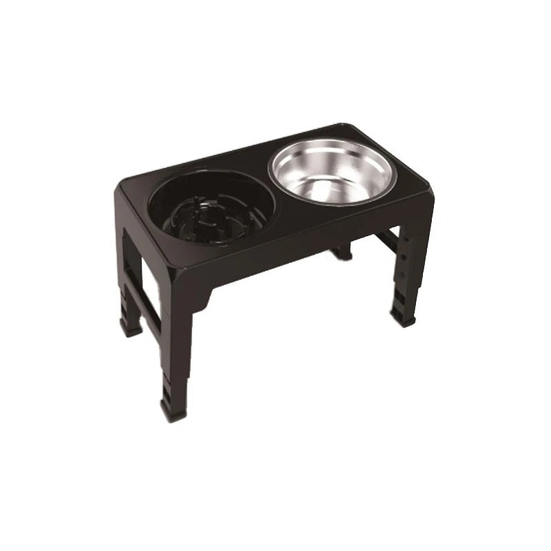 BOOTEELY Adjustable Elevated Dog Bowls – Double Stainless Steel Feeder for Small, Medium & Large Dogs